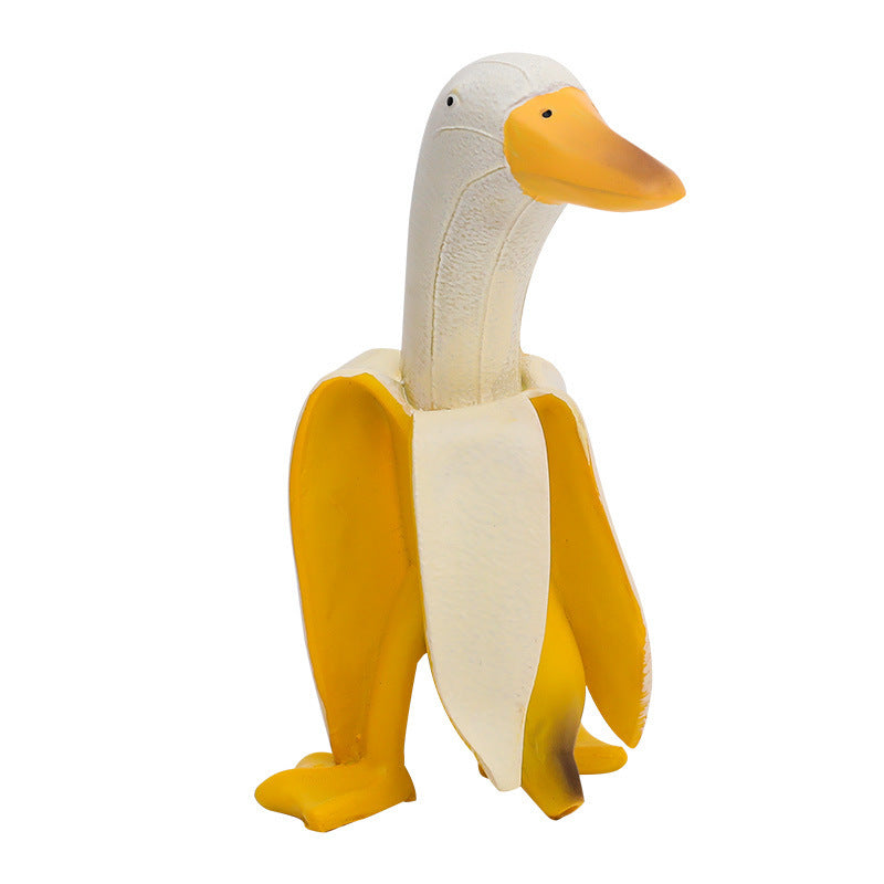 Realistic Banana Duck Ornament