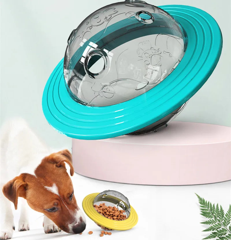 Interactive Dog Flying Disc & Slow Feeder Toy