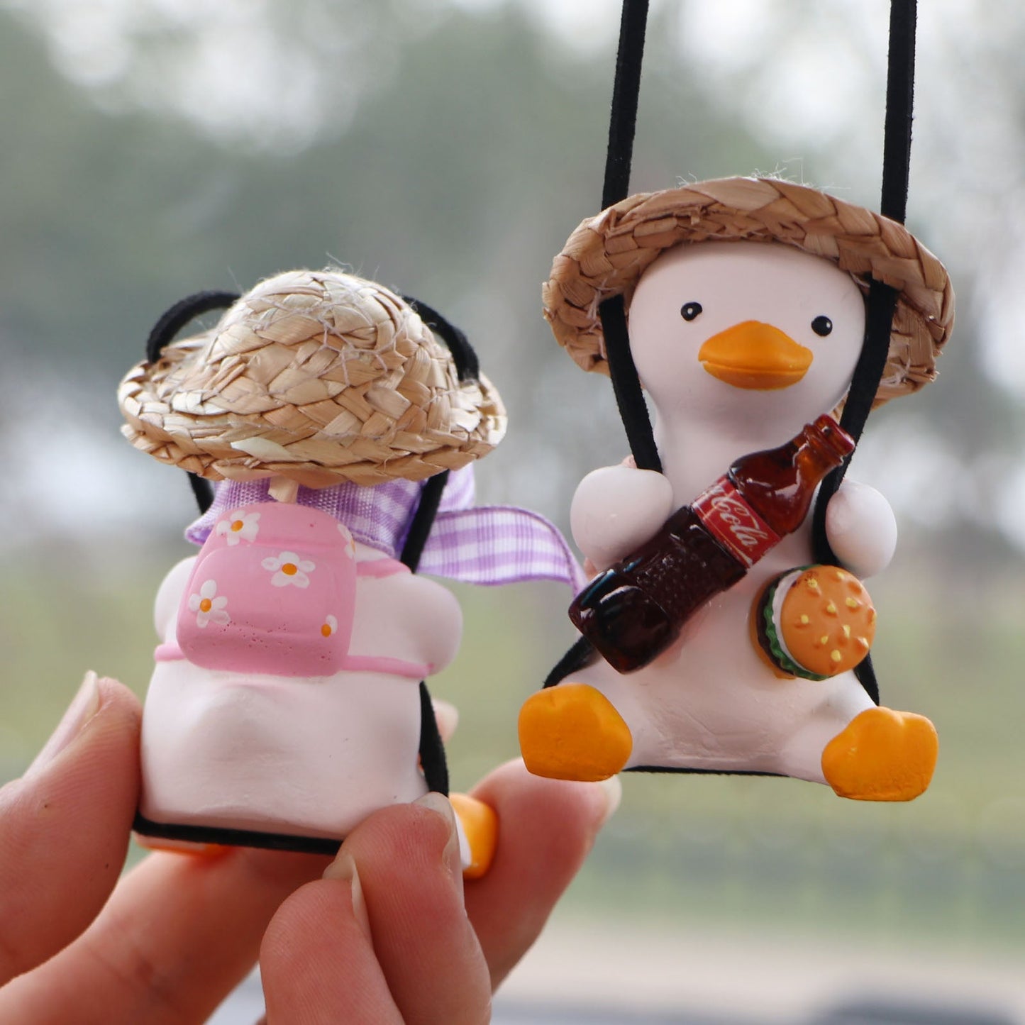 Swing Ducks for Car Interior Decor