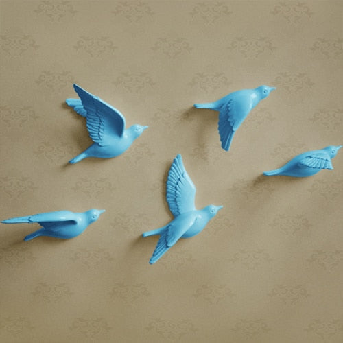 Resin Birds Wall Art