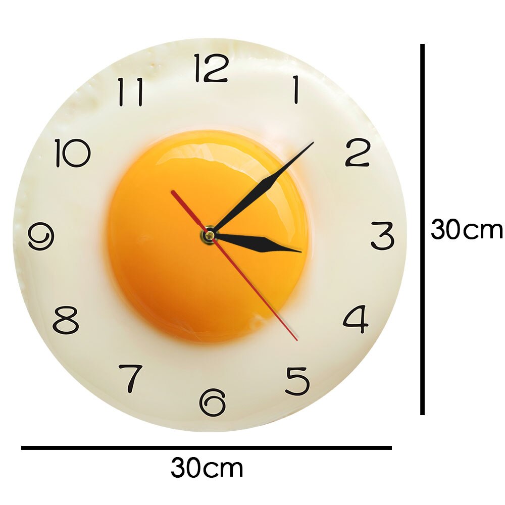 Sunny Side Up Fried Egg Creative Wall Clock
