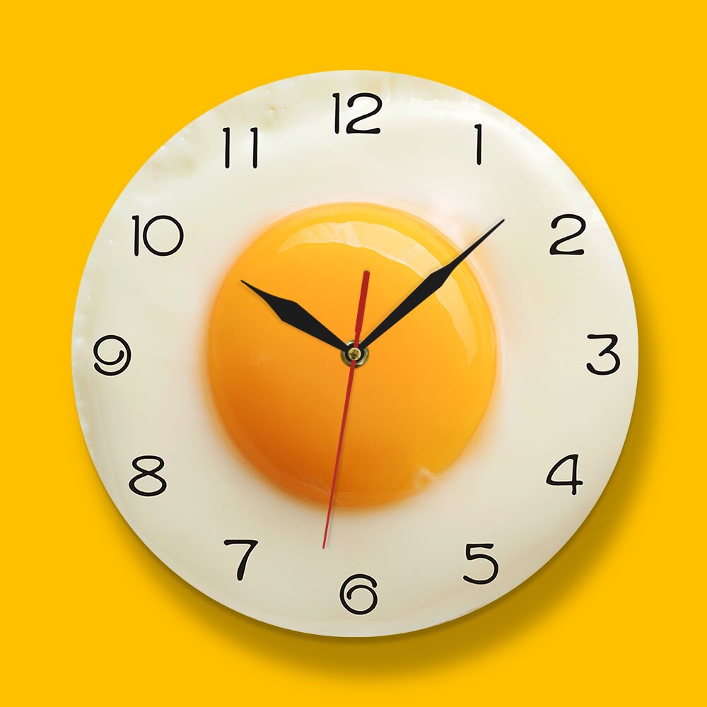 Sunny Side Up Fried Egg Creative Wall Clock