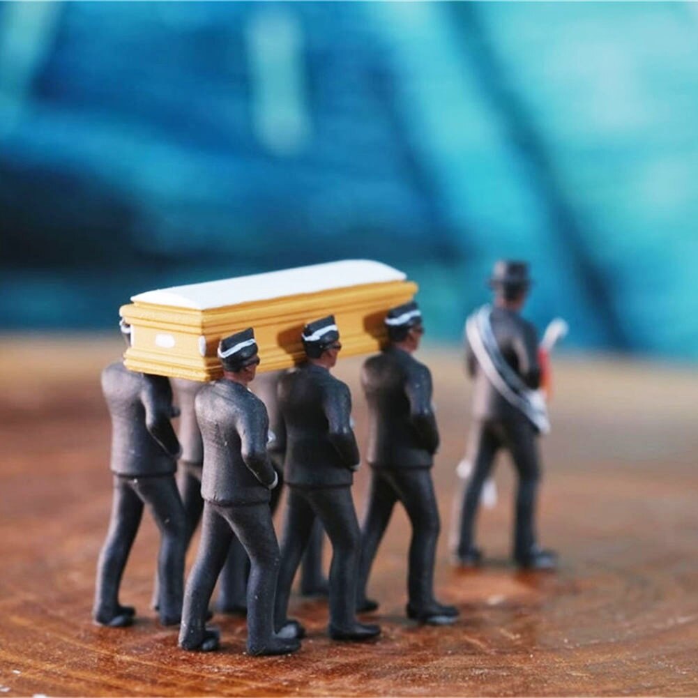 Ghana Dancing Pallbearers Figurine