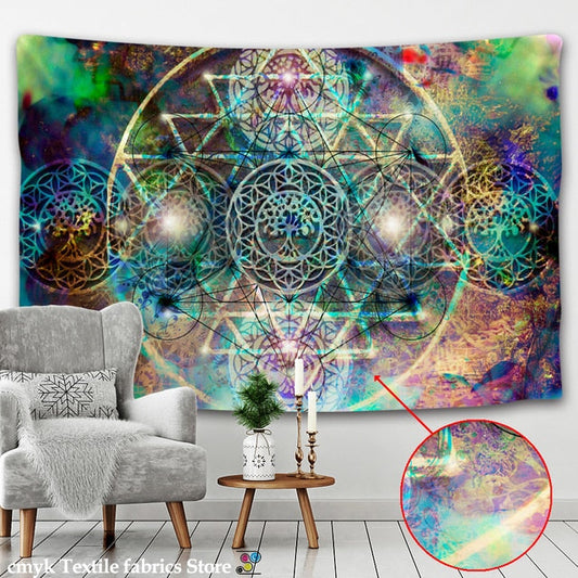 Meditational Psychedelic Tapestry
