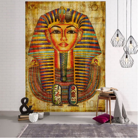 Egypt Pharaoh Psychedelic Tapestry