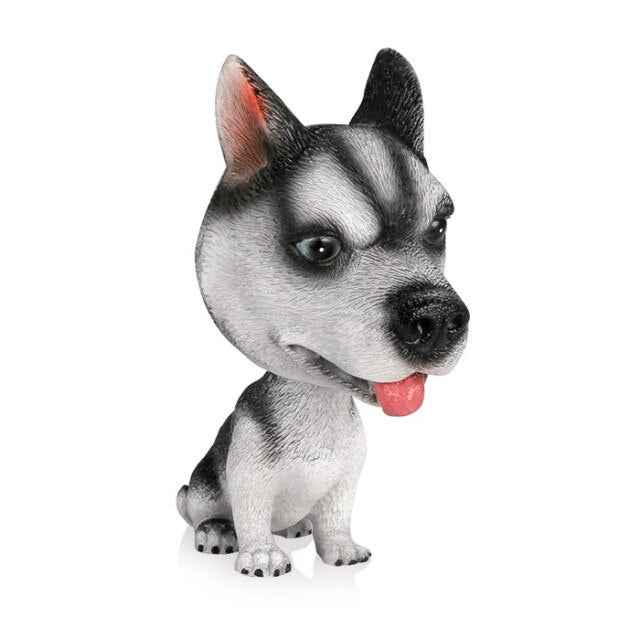 Resin Shaking Head Dog Doll For Car Dashboard Decor