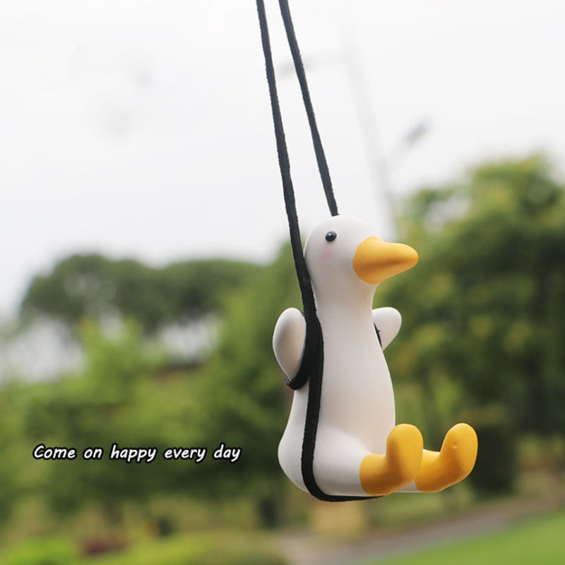 Swing Cute Goose Pendant Decoration Gift
