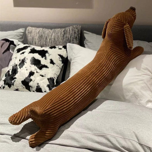 Cushion Brown Dachshund Dog Sofa Pillow Doll
