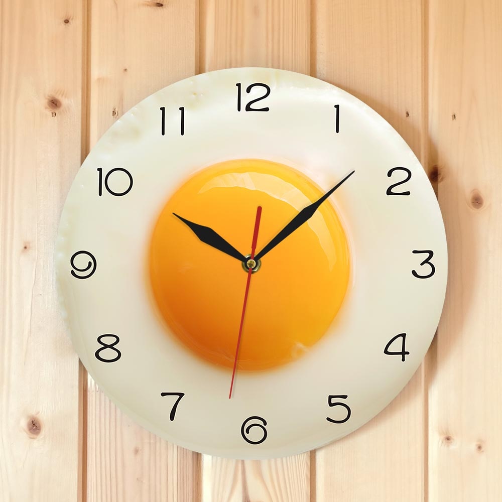 Sunny Side Up Fried Egg Creative Wall Clock