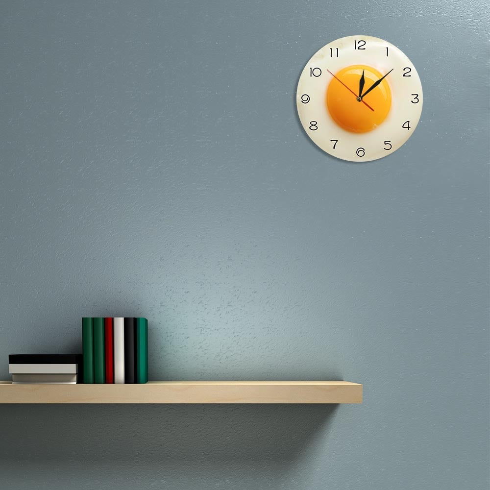 Sunny Side Up Fried Egg Creative Wall Clock