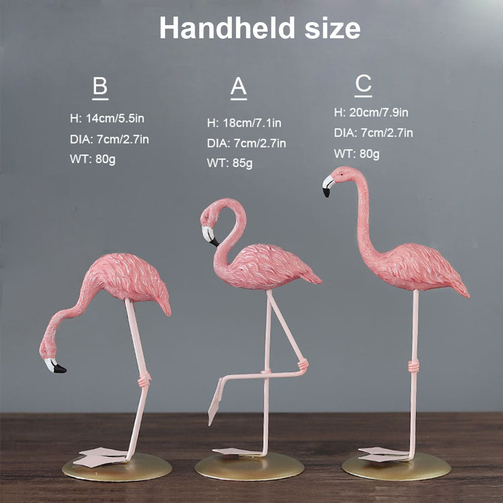 Nordic Style Flamingo Figurines