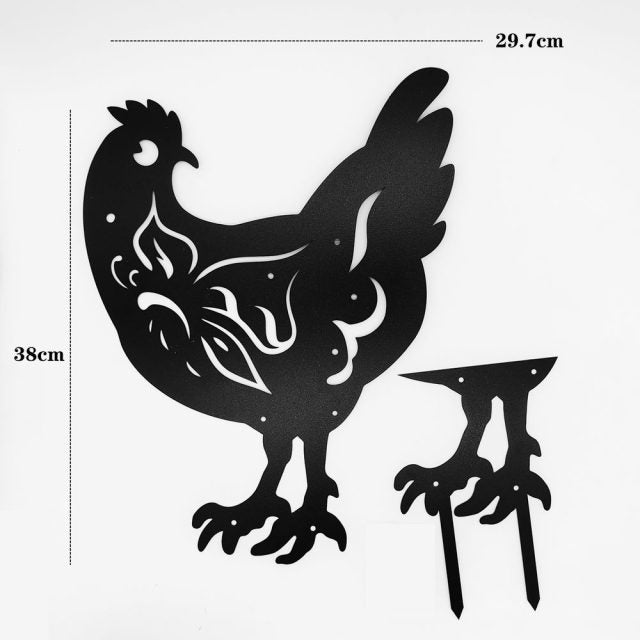 Chicken Yard Art