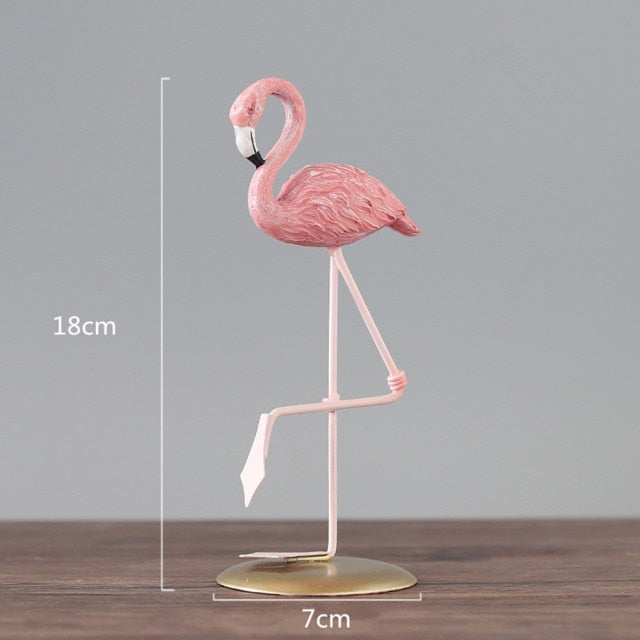 Nordic Style Flamingo Figurines