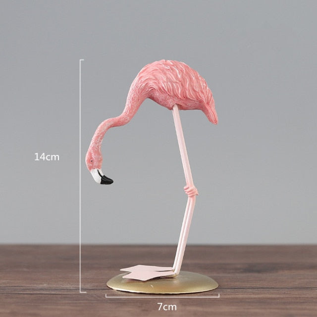 Nordic Style Flamingo Figurines
