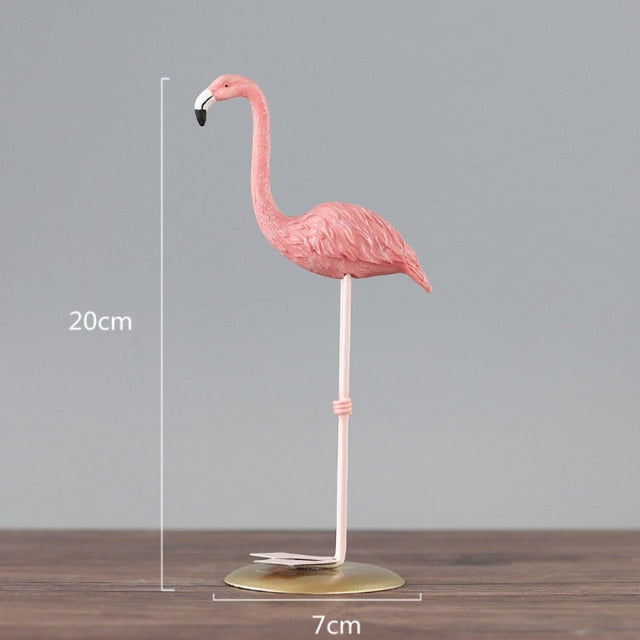 Nordic Style Flamingo Figurines