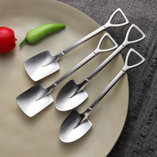 Stainless Steel Shovel-shaped Spoon