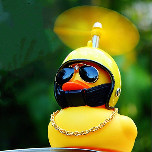 Small Cartoon Duck for Car Dashboard Decor