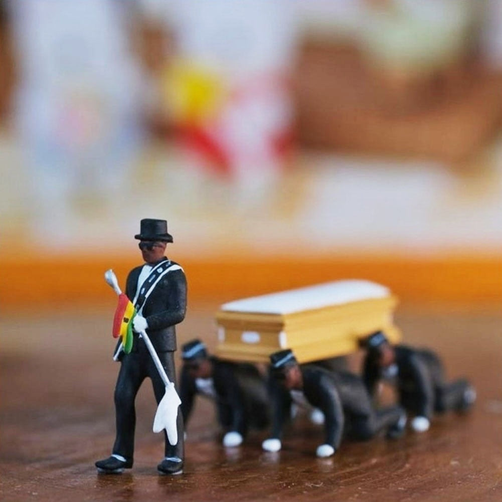 Ghana Dancing Pallbearers Figurine