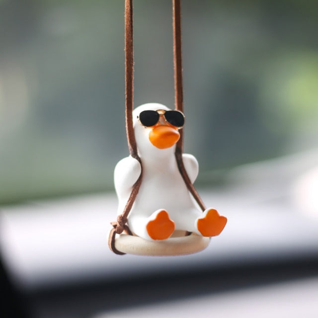 Swing Cute Goose Pendant Decoration Gift
