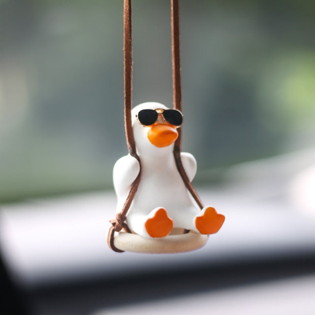 Swing Cute Goose Pendant Decoration Gift