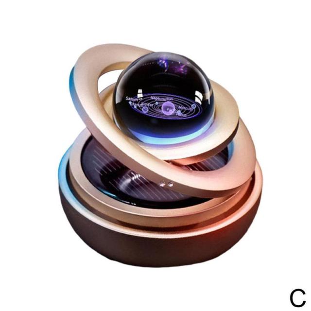 Double Orbital Suspension Car Air Freshener Perfume