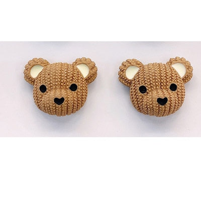 Kawaii Bear Rabbit cabochon creamy flatback embellishments(20pcs)