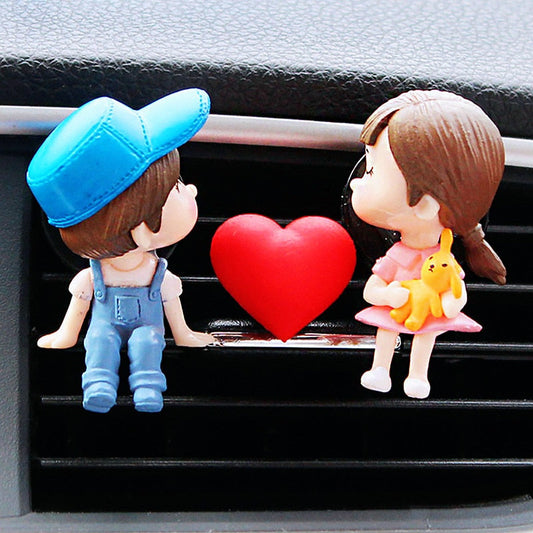 Romantic Couple Dolls for Car Dashboard