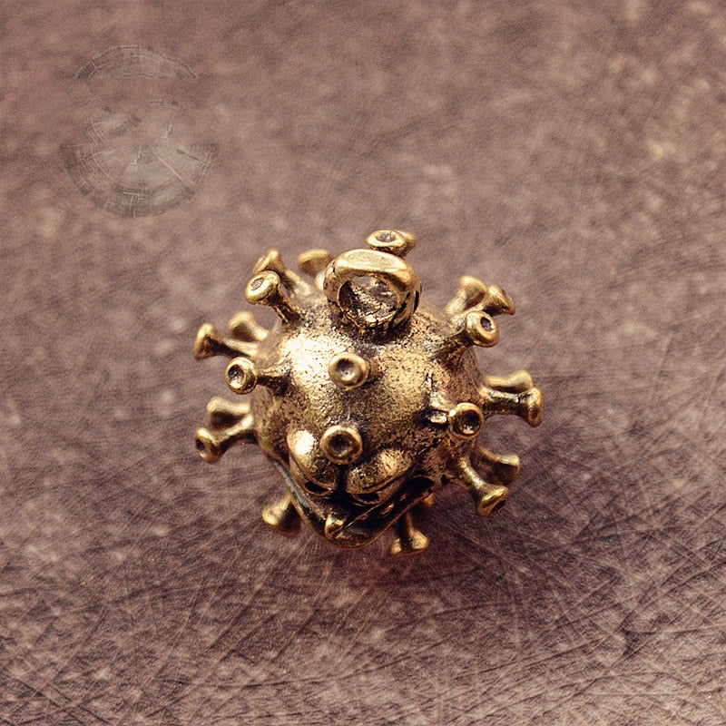 Unconventional virus Brass Pendant Figurines