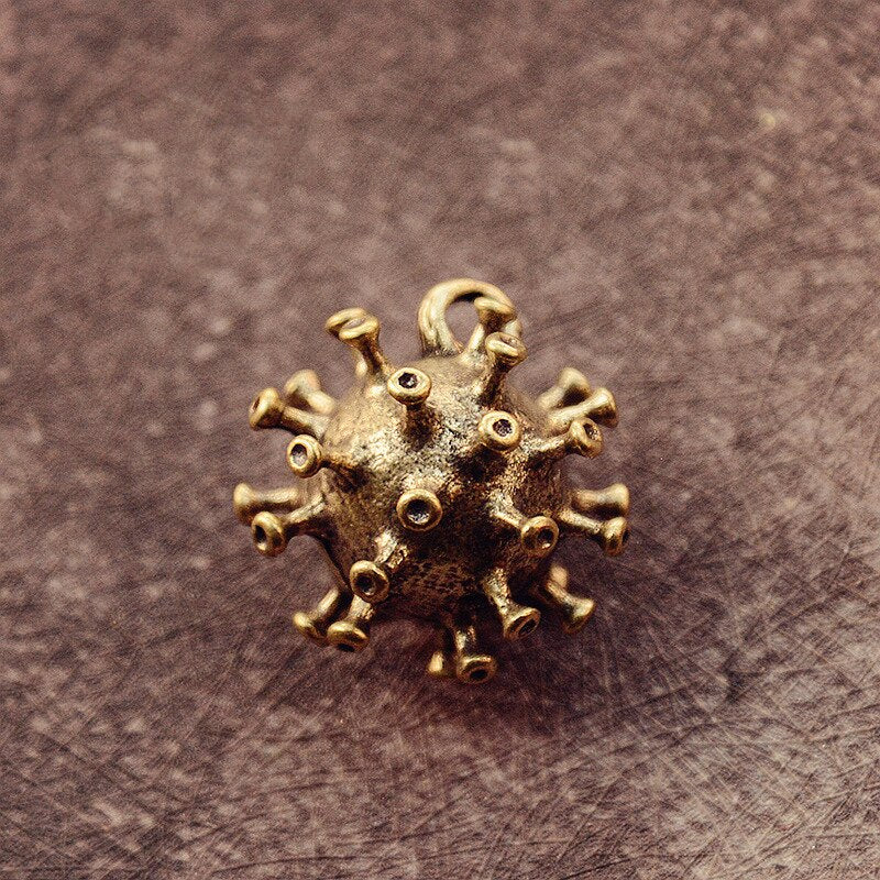 Unconventional virus Brass Pendant Figurines