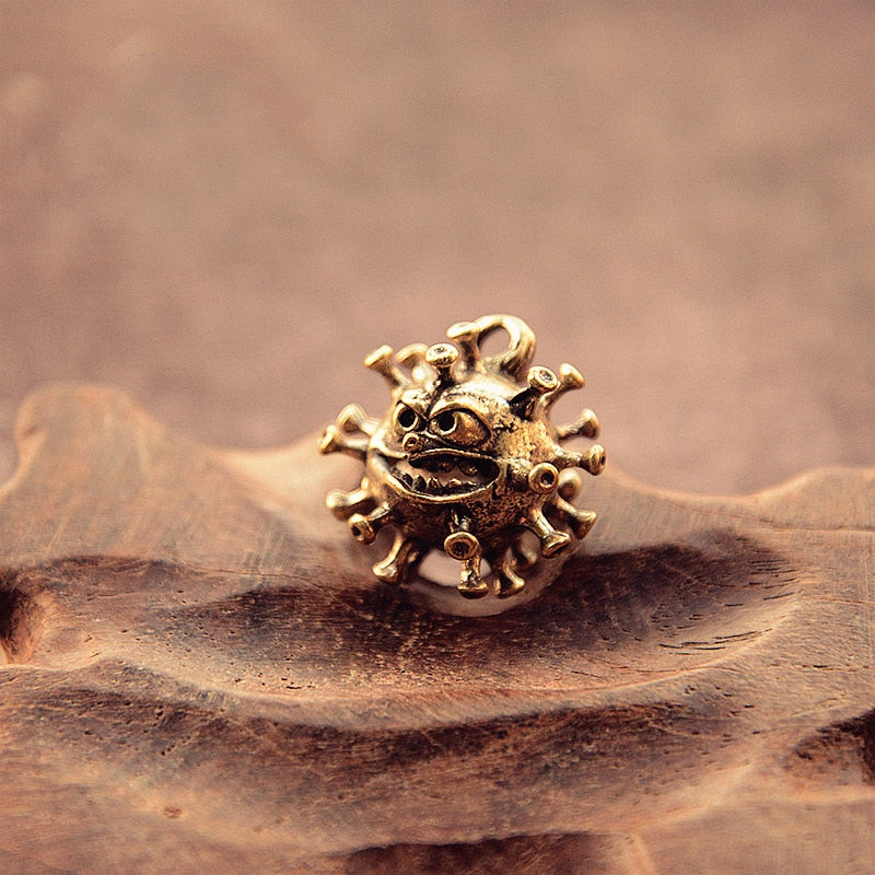 Unconventional virus Brass Pendant Figurines