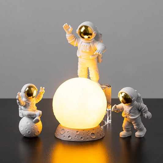 Romantic Moon Astronauts Home Decor Gift