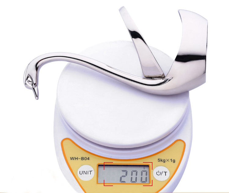 Elegant Swan Stainless Steel Spoon Fork Holder