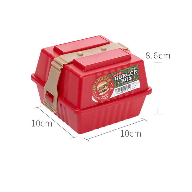 Portable Hamburger Lunch Containers Storage Box