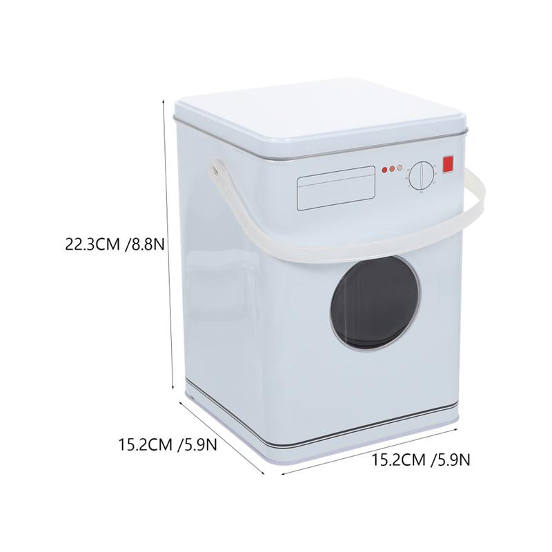 Washing Machine Shape Laundry Powder Storage Box