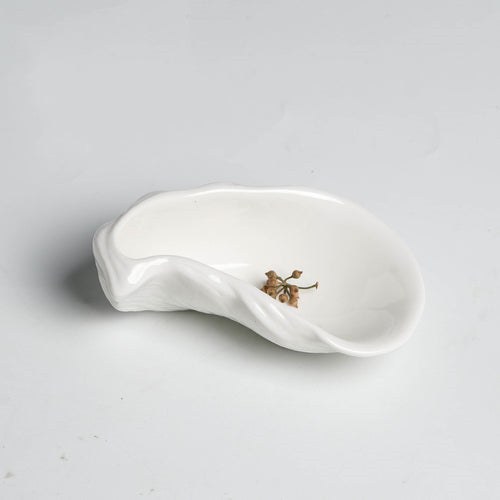 Ceramic Oyster-shaped Plate Tableware