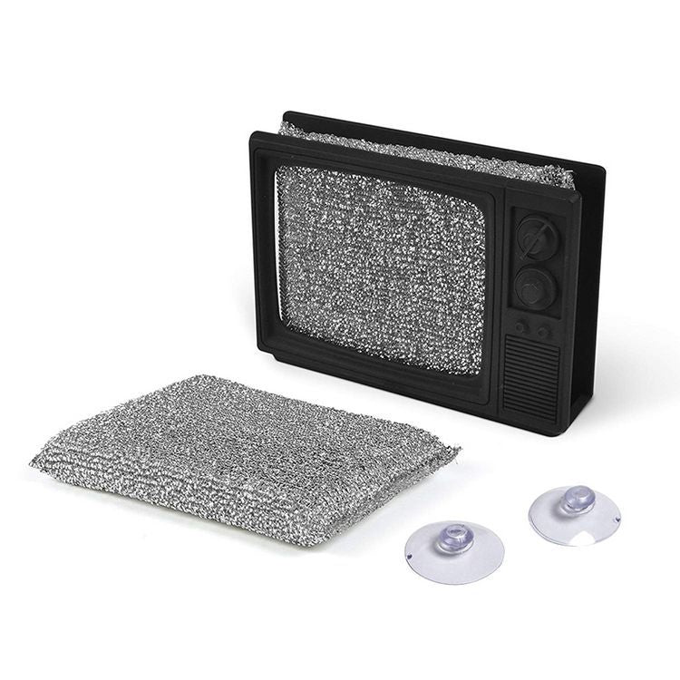 TV Set Shaped Dishcloth Rack