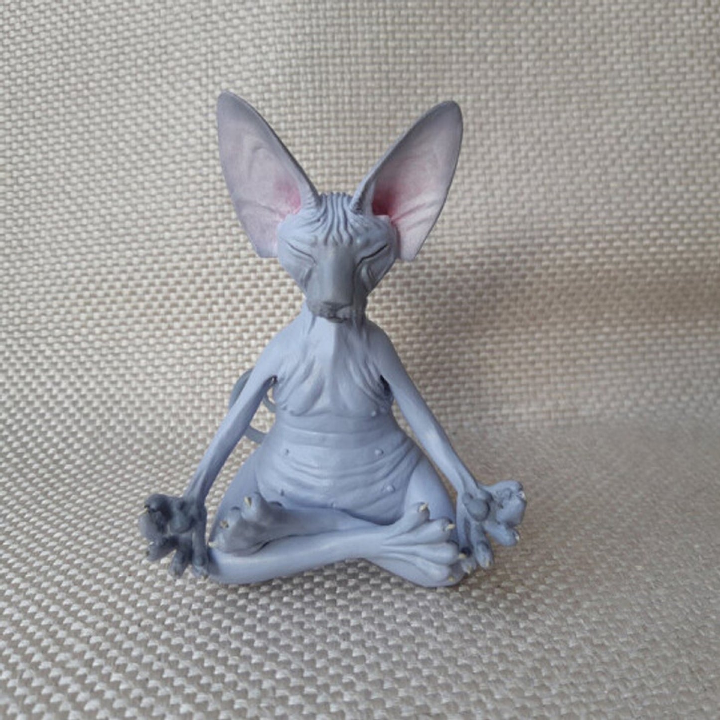 Sitting Sphynx Cat Figurines