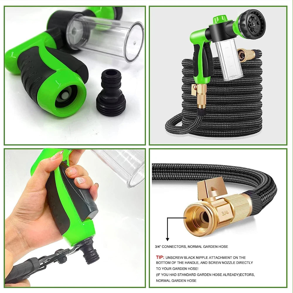 Pet Dog Shower Sprayer Adjustable High-pressure Sprayer Nozzle Hose Dog Shower Gun Wash Garden Animal Horse Car Cleaning Tool