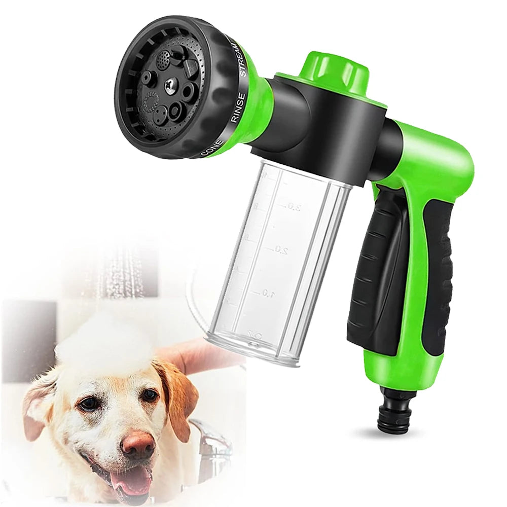 Pet Dog Shower Sprayer Adjustable High-pressure Sprayer Nozzle Hose Dog Shower Gun Wash Garden Animal Horse Car Cleaning Tool