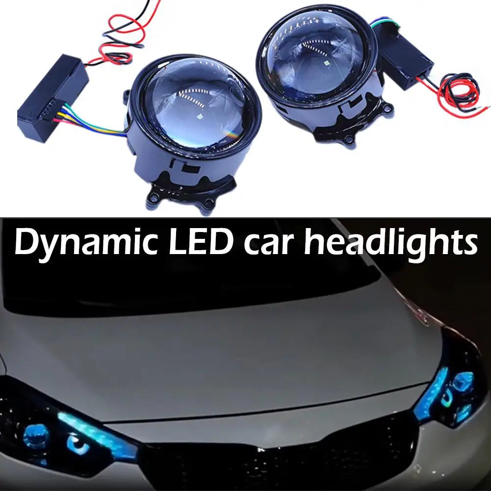 Dynamic Devil Eyes Car Headlight