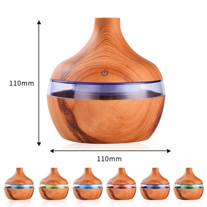 Mini Wooden USB Air Humidifier