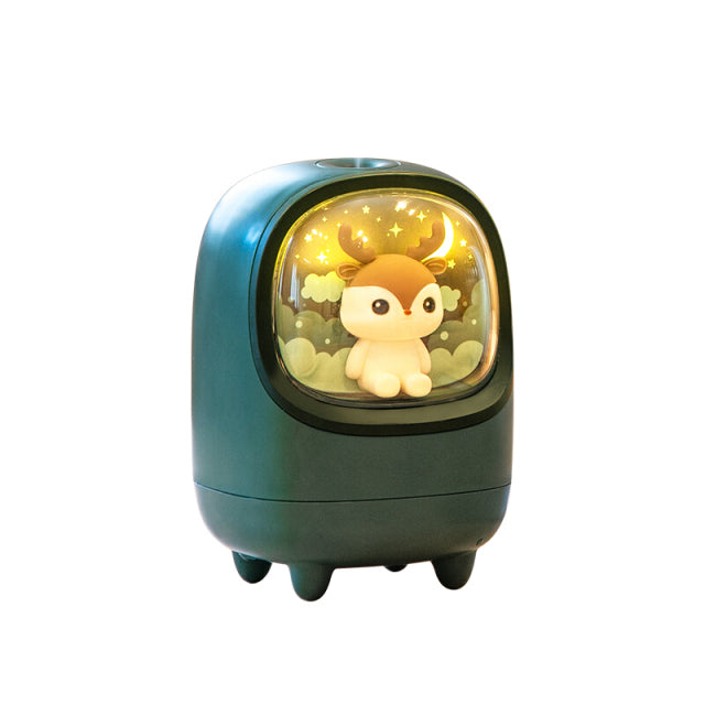 Mini Cute Pet Air Humidifier With LED Night Lamp
