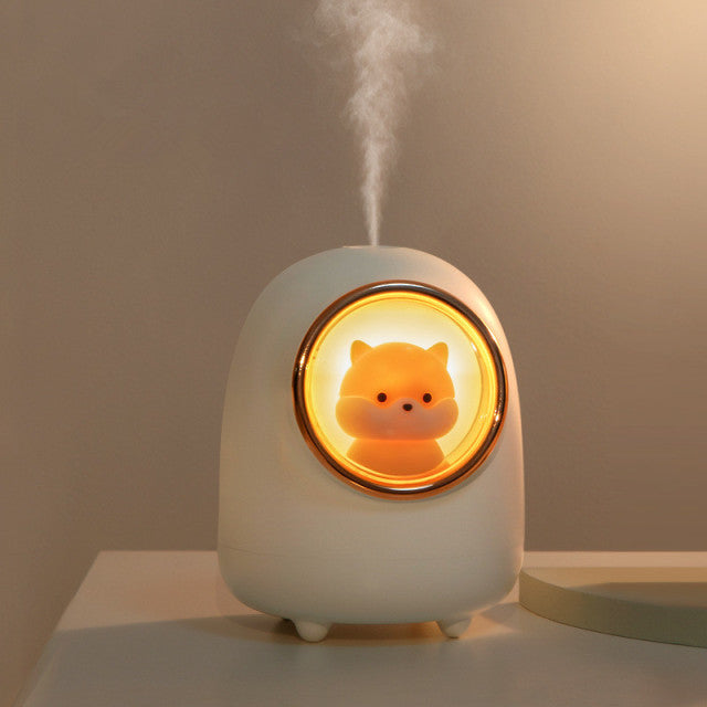 Mini Cute Pet Air Humidifier With LED Night Lamp