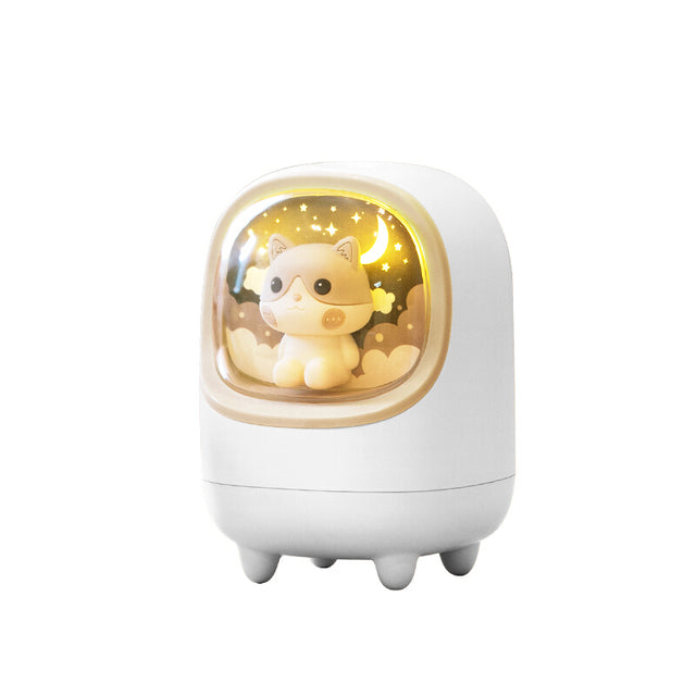 Mini Cute Pet Air Humidifier With LED Night Lamp