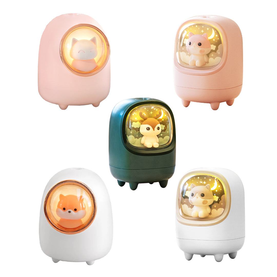 Mini Cute Pet Air Humidifier With LED Night Lamp