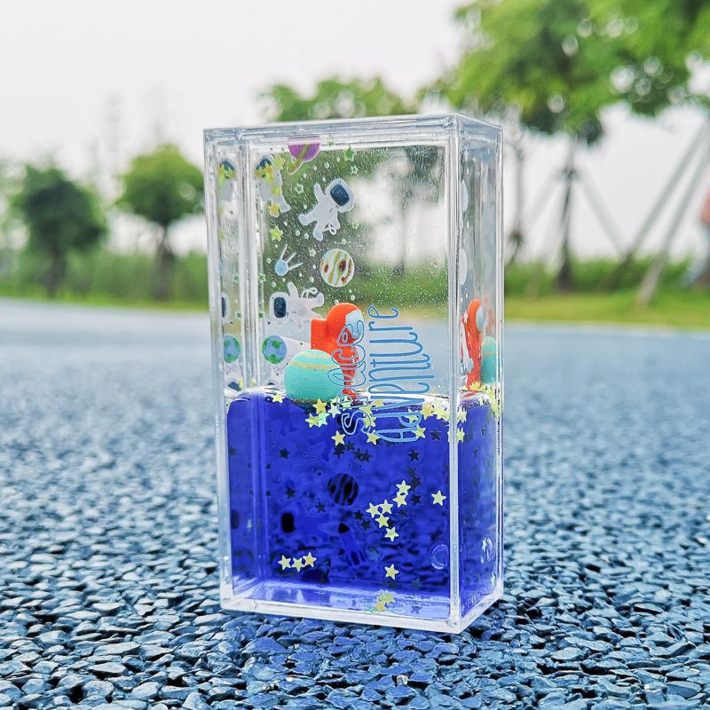 Fluid Liquid Hourglass Drift Bottle