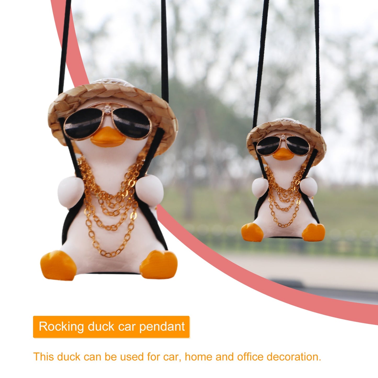 Swing Ducks for Car Interior Decor