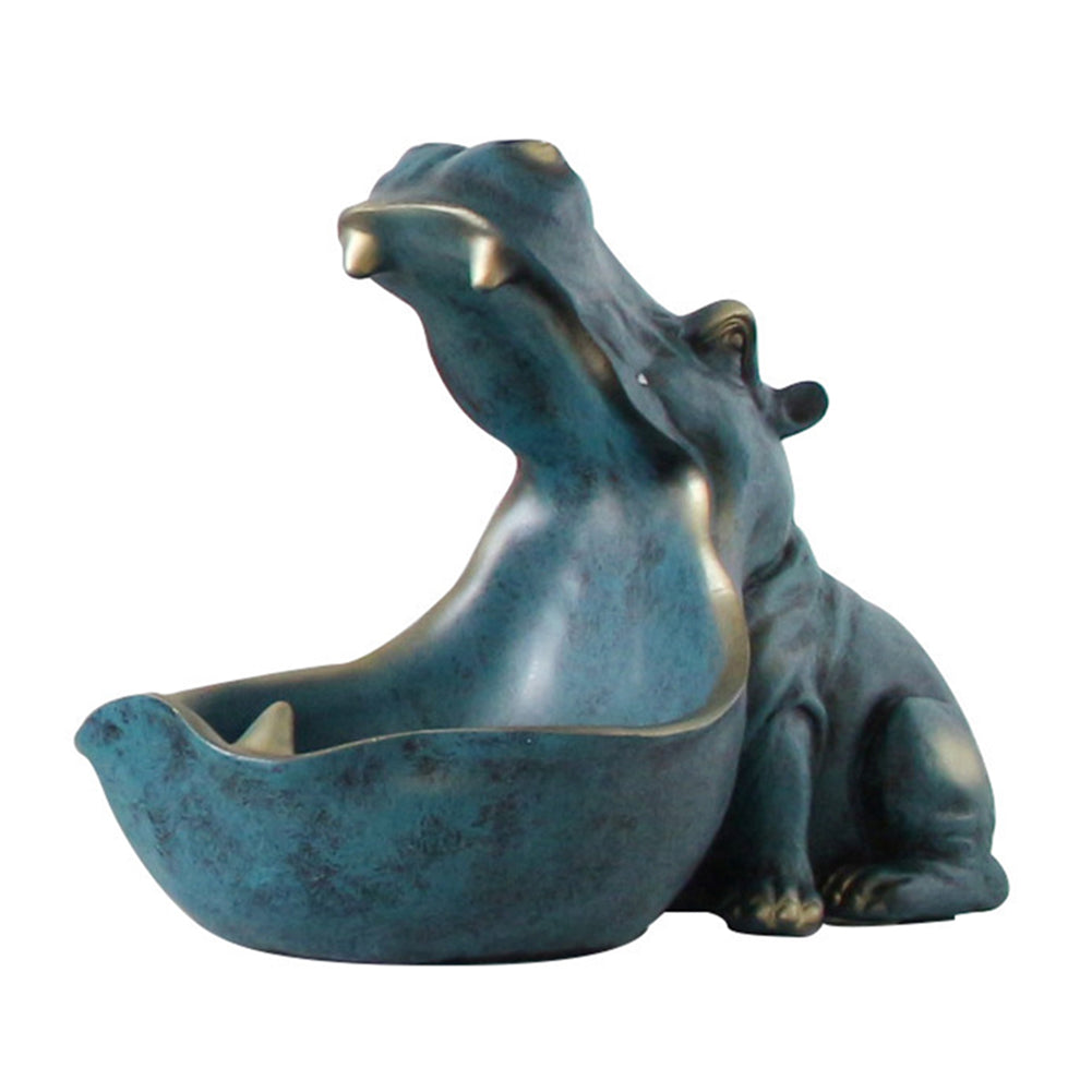 Hippo Figurine or Small Storage Container