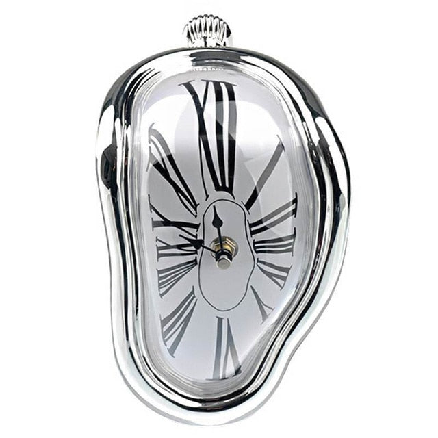 Dali Surrealist Flowing Distorted Wall Clock