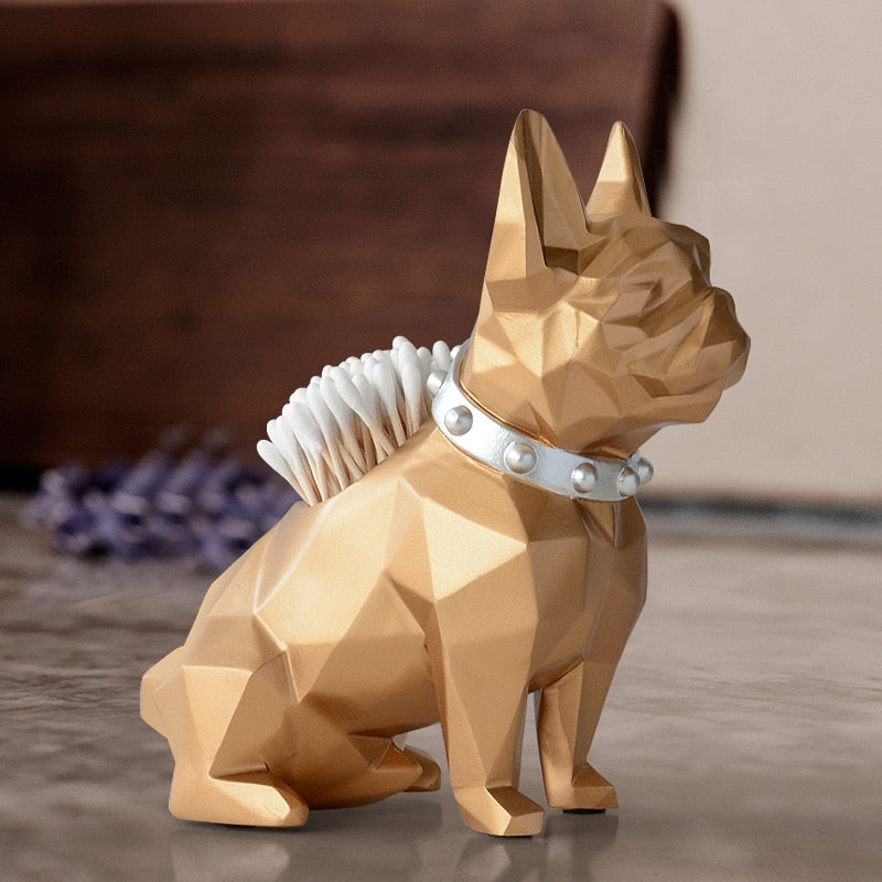 Dog Pen holder Resin Figurine